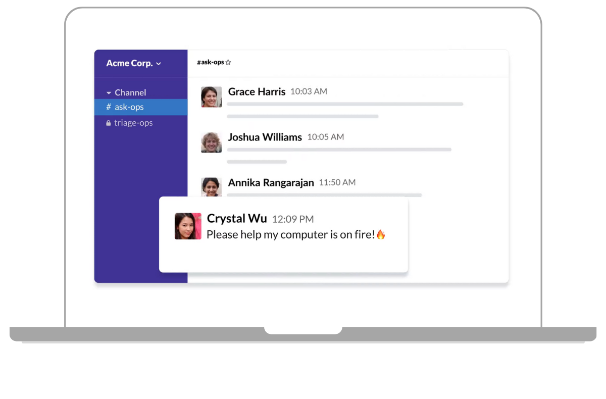 Halp mit Slack nutzen