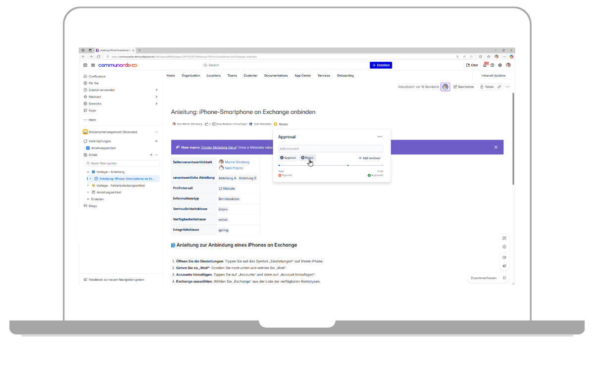 Archivierung veralteter Seiten im Content Lifecycle der Atlassian Confluence Cloud