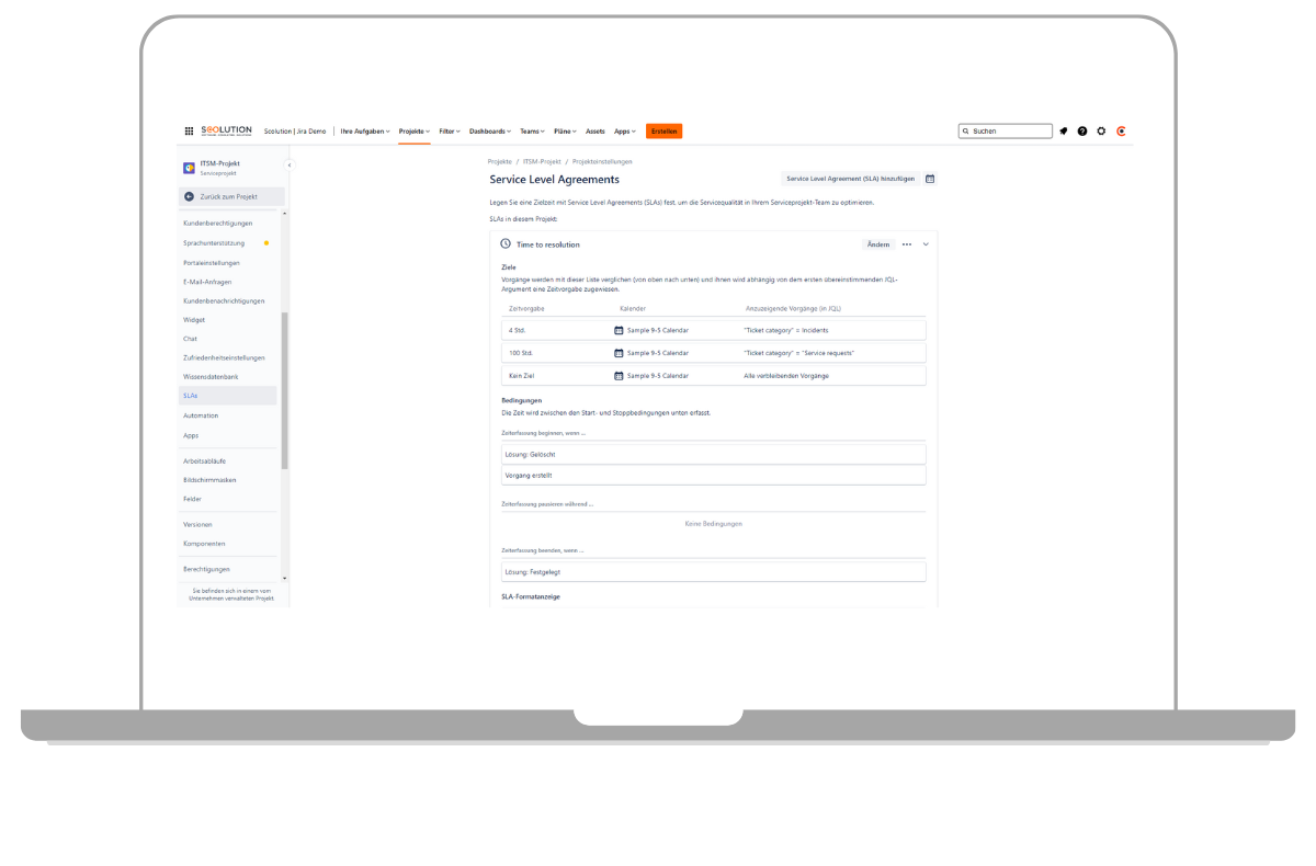 Jira Service Management SLAs