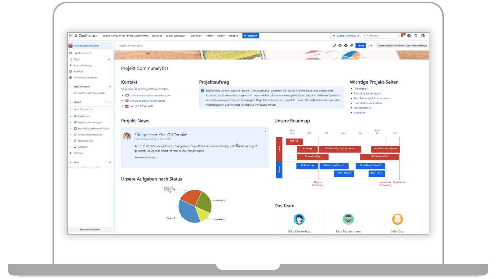 Erfassung, Planung und Durchführung der Projektaufgaben in Jira