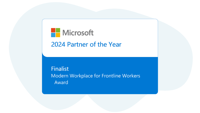 Ausgezeichnet von Mircosoft: Communardo ist Partner of the Year Finalist für Frontline Workers Solutions 