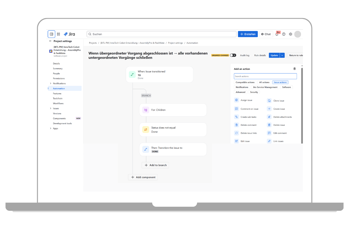 Workflow in Jira Cloud konfigurieren